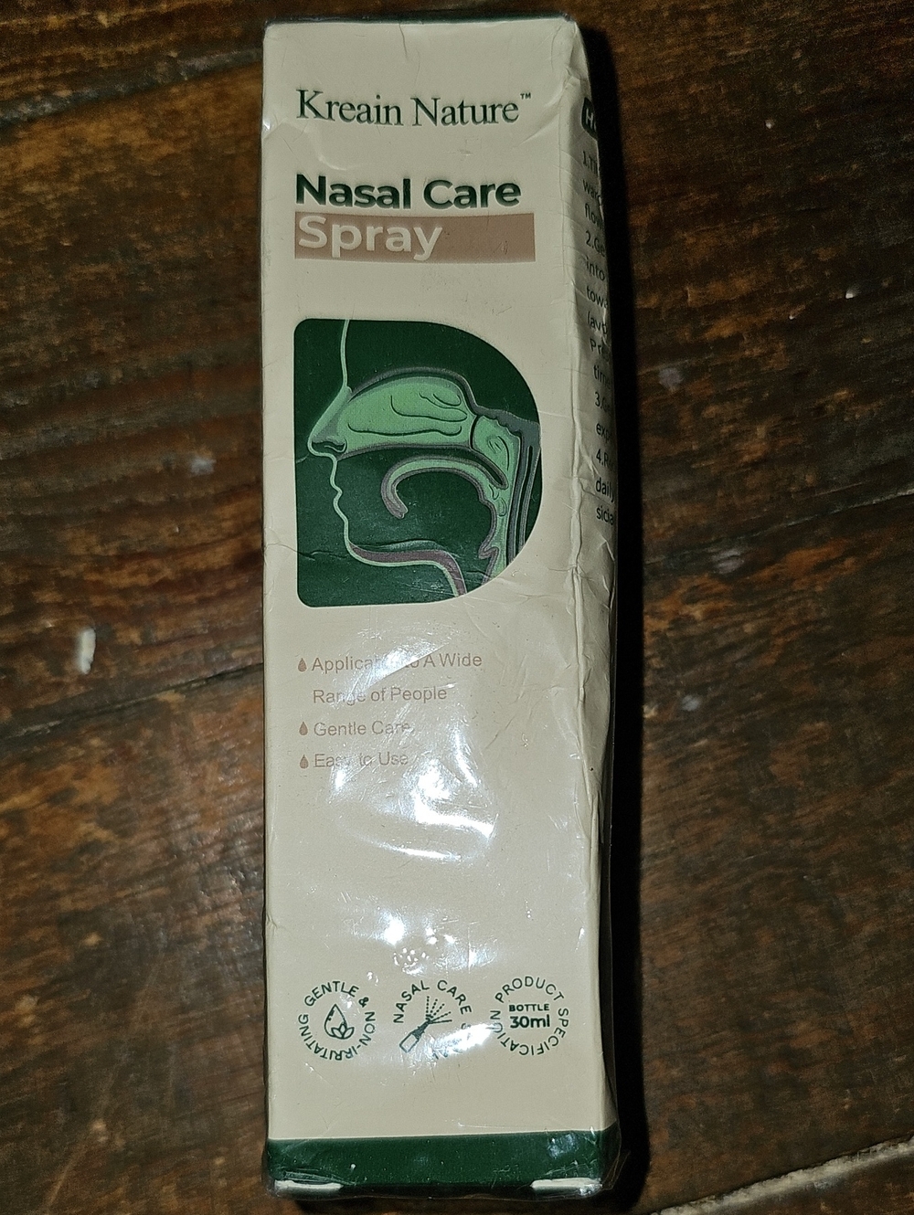 Kreain Nature Nasal Care Spray - Green & White